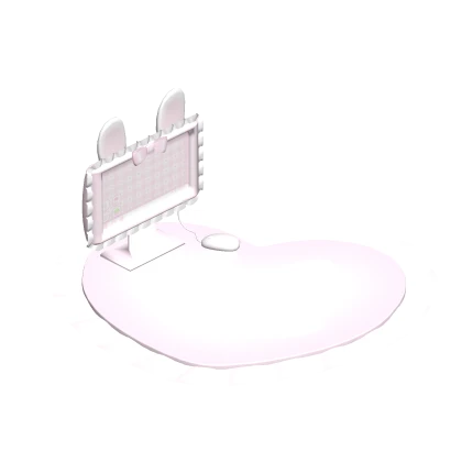 .. zZz heart ruffled rug .. (*´∇｀*)