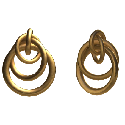 Gold Loop Earrings