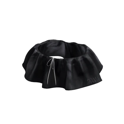 Miu Lowrise Tennis Ruffle Mini Skirt (Black)