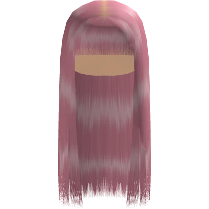 Light Pink Buss-Down with Chinese Bang