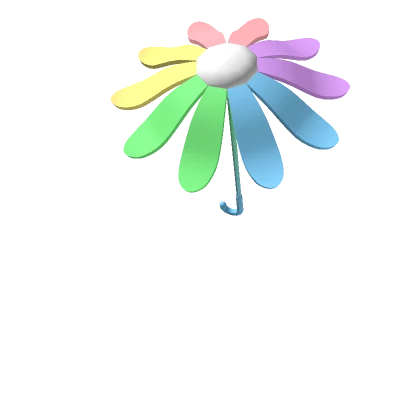 Rainbow Blossom Umbrella