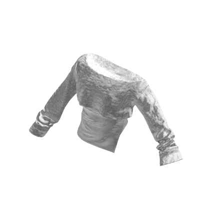 💗Y2K ASYMMETRICAL OFF SHOULDER TOP_WHITE