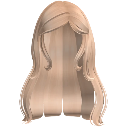 Long Framing Wavy Doll Hair in Blonde