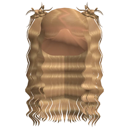 ☆ | Blonde Y2K Crimped Pigtails