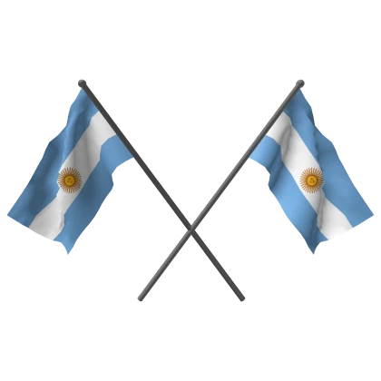 Dual Argentina Flags