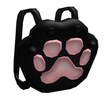 ୨୧: 3.0 cute black kawaii kitty paw backpack 