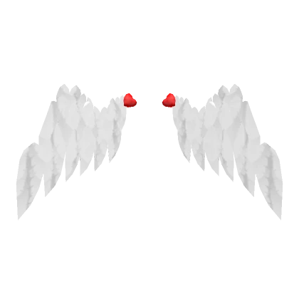 Cupid Red Heart Wings