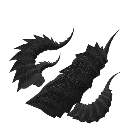 [PBR} Black Dragon Horns