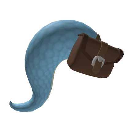 Blue Lizard Tail With Bags