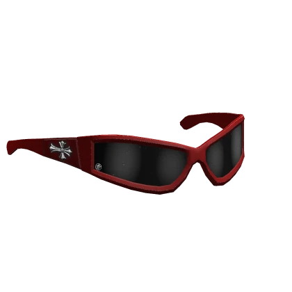 Red Chrome Glasses