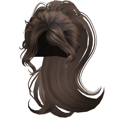  ♡ Swirly Whirly High Pony in Brown