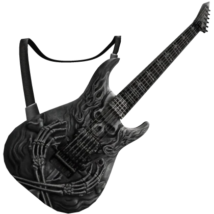 Wrapped Skeleton Guitar