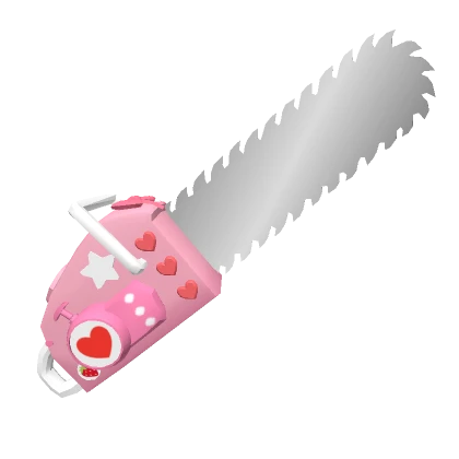 Pink Shredder Chainsaw (back)