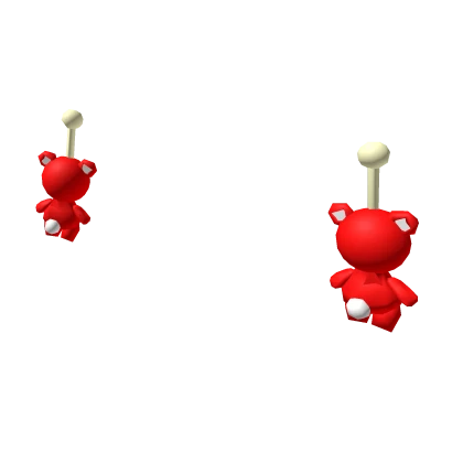 ❣️ Valentine's Day Teddy Earrings