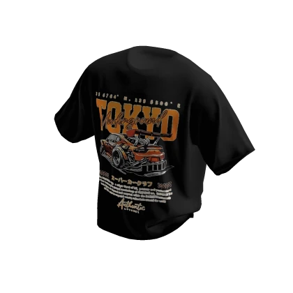 Tokyo Racing Car T-Shirt Black