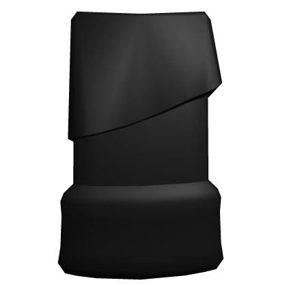 Left Pure Black Bulky Coat Sleeve