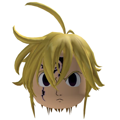 [⏳] Meliodas Anime Hair w/ Face