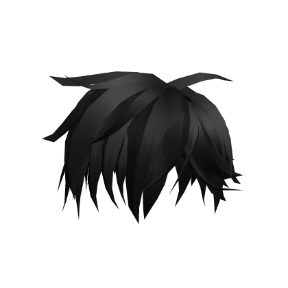 Messy Spiky Anime Boys Emo Hair (Black)
