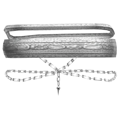 Ancient Chain Temple Silver White Armlet