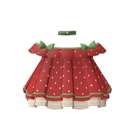 🍓3.0 Beautiful Strawberry Cottage Dress