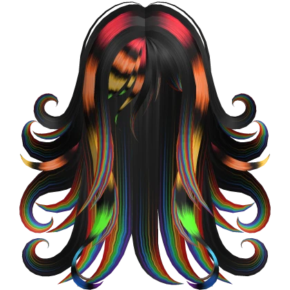 Anime Scene Swirly Emo Sleepy (Rainbow)
