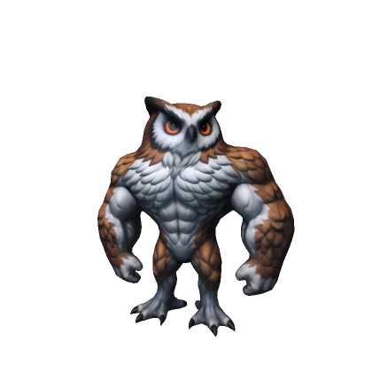 Buff Owl Bird