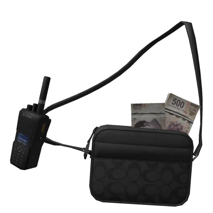 Bolso cruzado Alucin de diseñador con paca