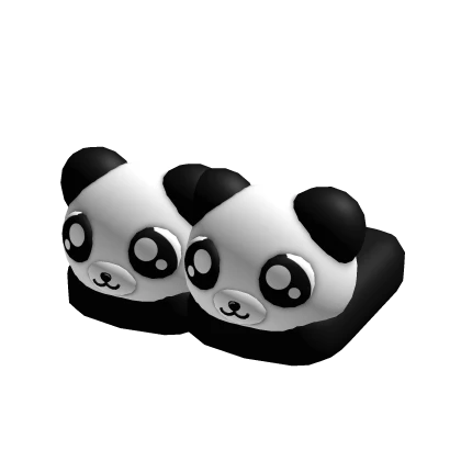 Panda Slippers Cute Kawaii Trendy Preppy 