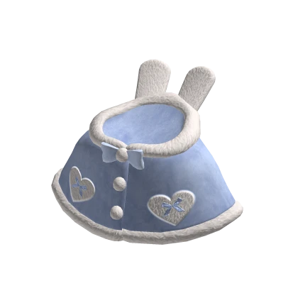 🍀Cute Fluffy Cloak (Blue)