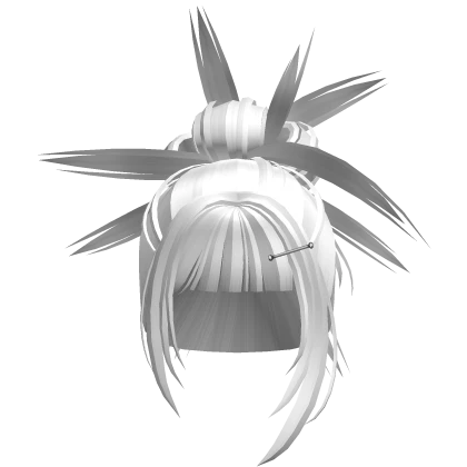 XCX Spikey Brat Bun (White)