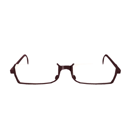 Anime Incline Red Glasses