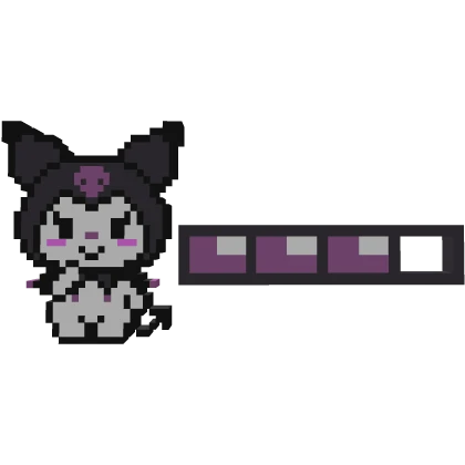 Kuromi health bar dark (limited version)