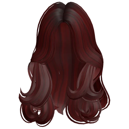 Messy Vamp Layered Hair in Red