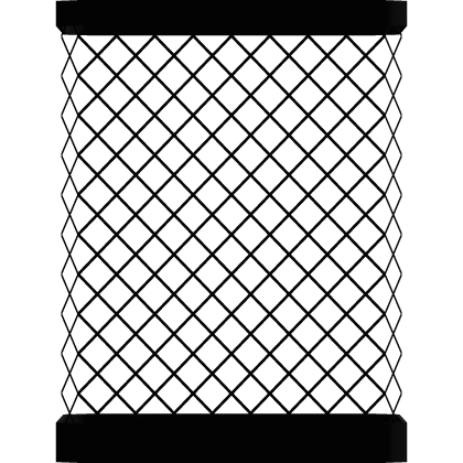 [R6] Left Black Fishnet Sleeve