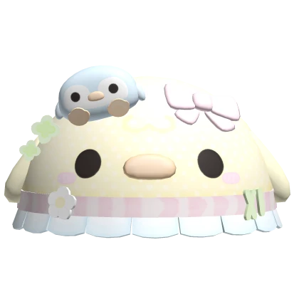 cute pastel duck colorful bucket hat