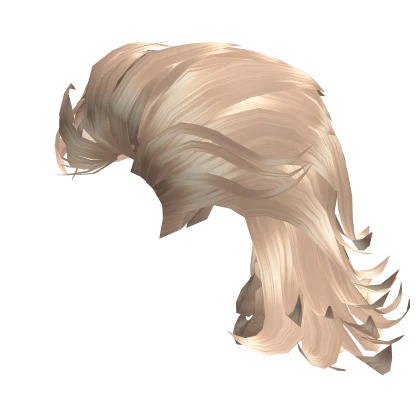 80's Feathered Mullet in Platinum Blonde