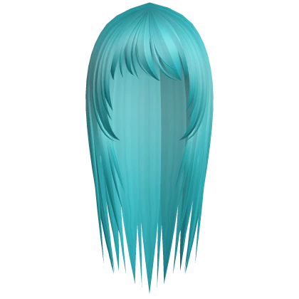 ☆ vampire spikey emo gothic hair ocean blue
