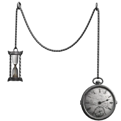 [1.0] Pocket Watch with Hourglass Waist Chain