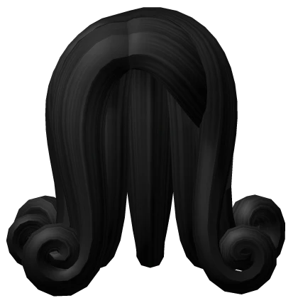 Strange Girl Spiral Hair in Dark Black