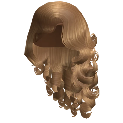 ☆ | Blonde Side Part Lush Curls