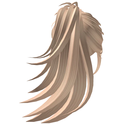 Long Preppy Blonde Ponytail