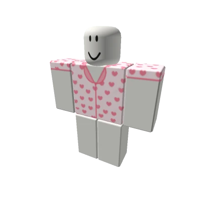 Pink valentines heart pajamas