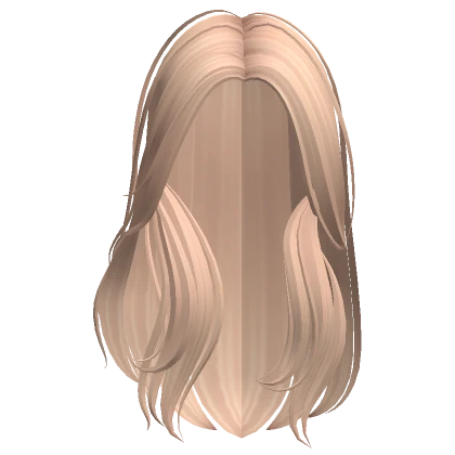 Long Lush Preppy Basic Flowy Hair (Blonde)