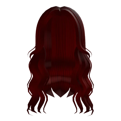 ❤️ Long Wavy Girls Hair (Red)