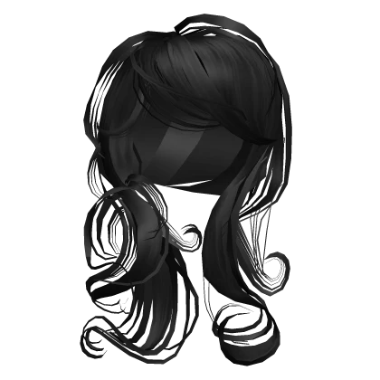 Fluttershy's silky blowout curls [Black]