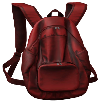 Red Minimal Backpack