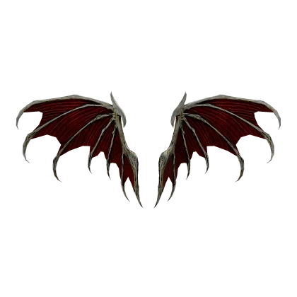 Crimson Dragon Bone Wings