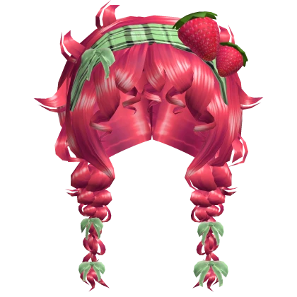 Hiko's Igari style low braids [ strawberry🍓]