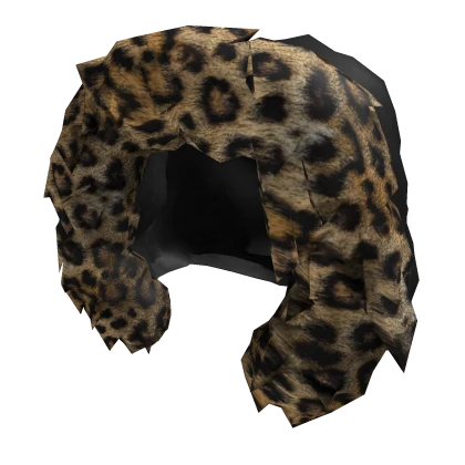 Y2K Leopard Fur Hood