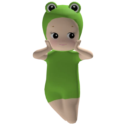 Frog head baby